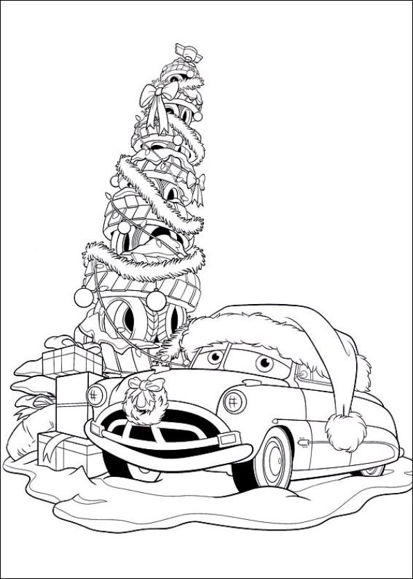 Plansa de colorat cu Cars2 20 13